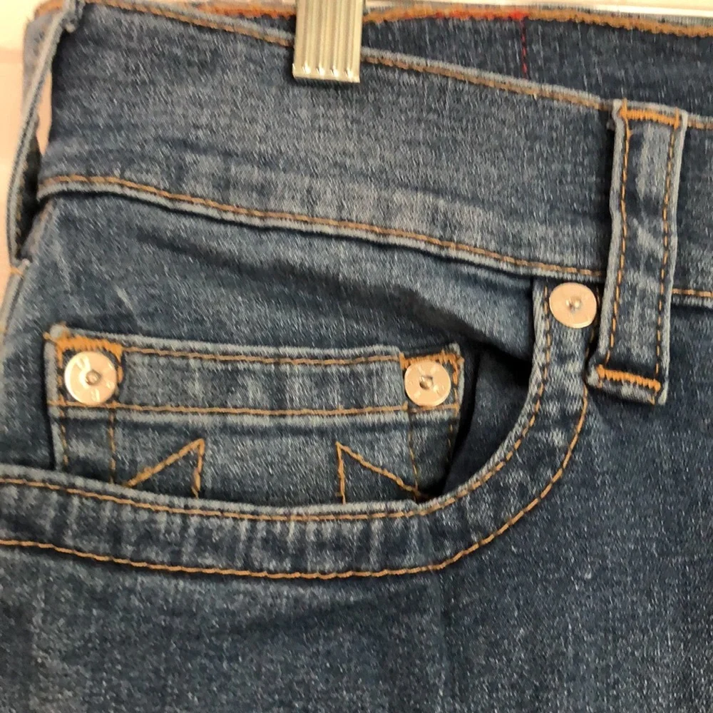 TRUE RELIGION RICKY relaxed straight fit denim jeans size 34